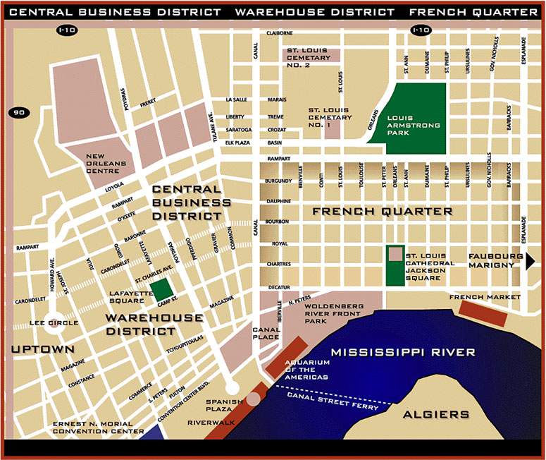 French Quarter Map Printable Printable World Holiday